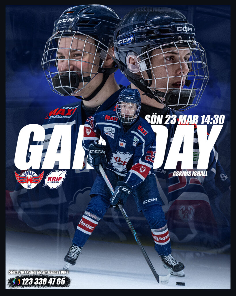 J18 Kval gameday näst sista k