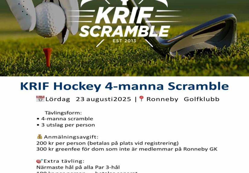 KRIF Hockey 4-manna Scramble