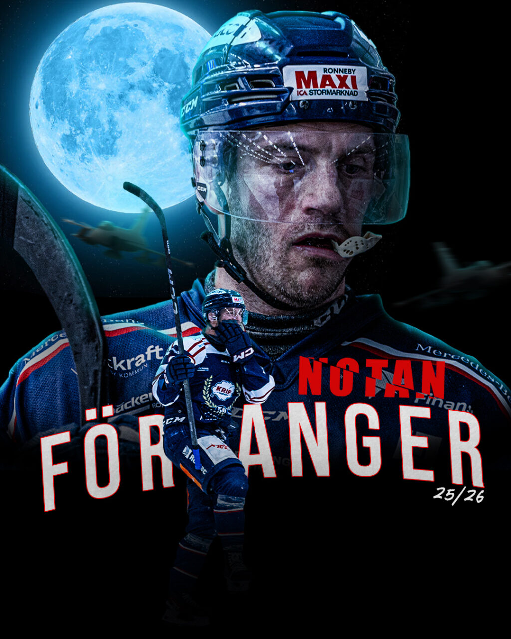 Notanförlängerr blå