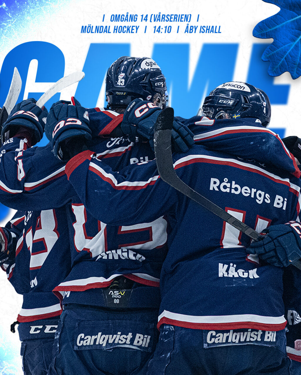 Gameday omg 14 vår Mölndal Hockey