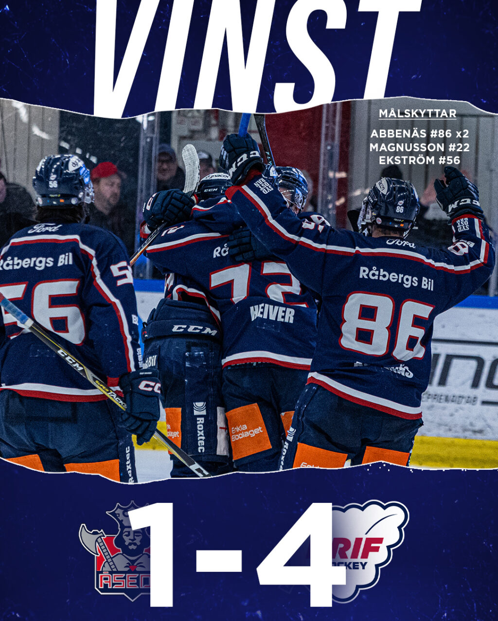 Slutresultat Åseda vår omg 16