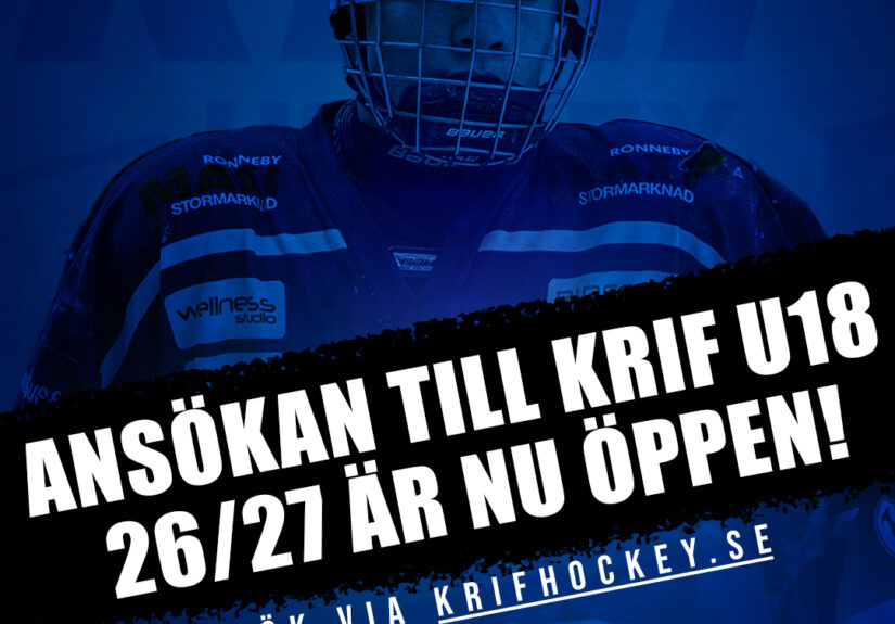 U18 ansökan öppen
