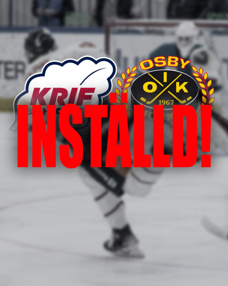 Osbymatchen inställd